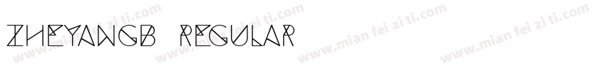 ZheyanGB Regular字体转换